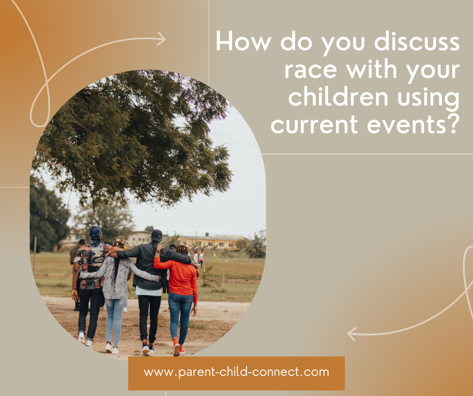 How do you discuss race with your children using current events?