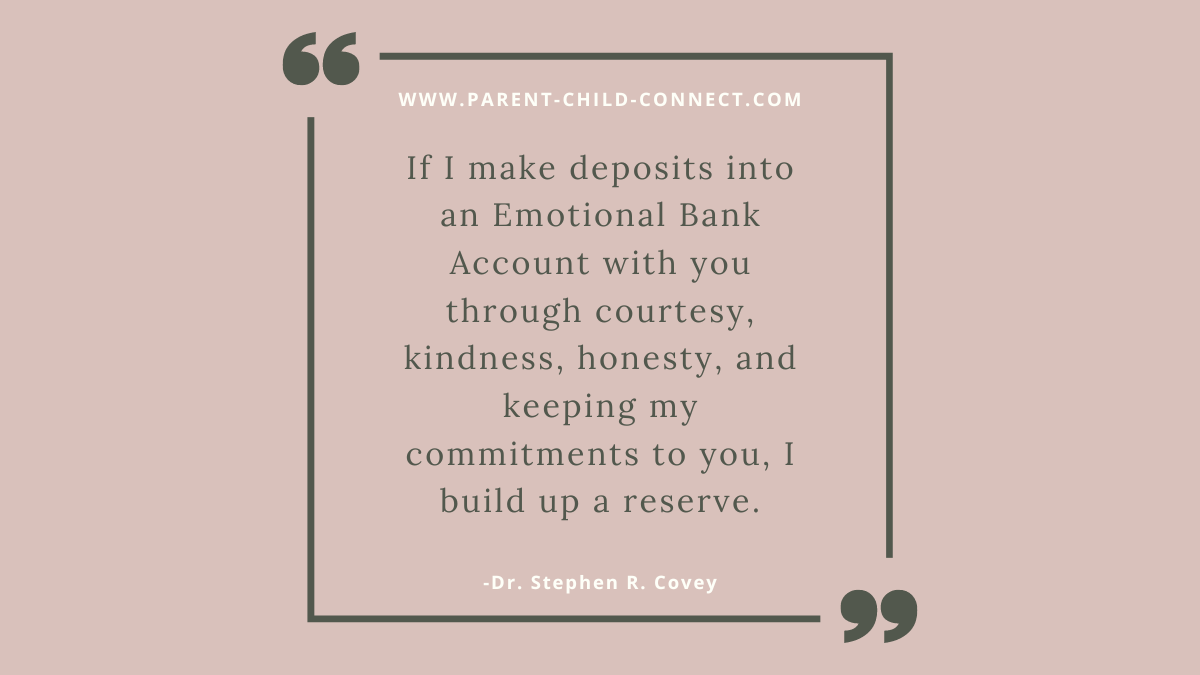 Here’s how “emotional bank account” deposits help great leaders develop healthy relationships.