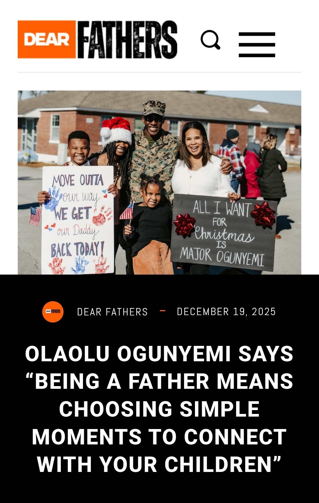 Fearless Fatherhood: Why My Story on Dear Fathers is About More Than Just Me